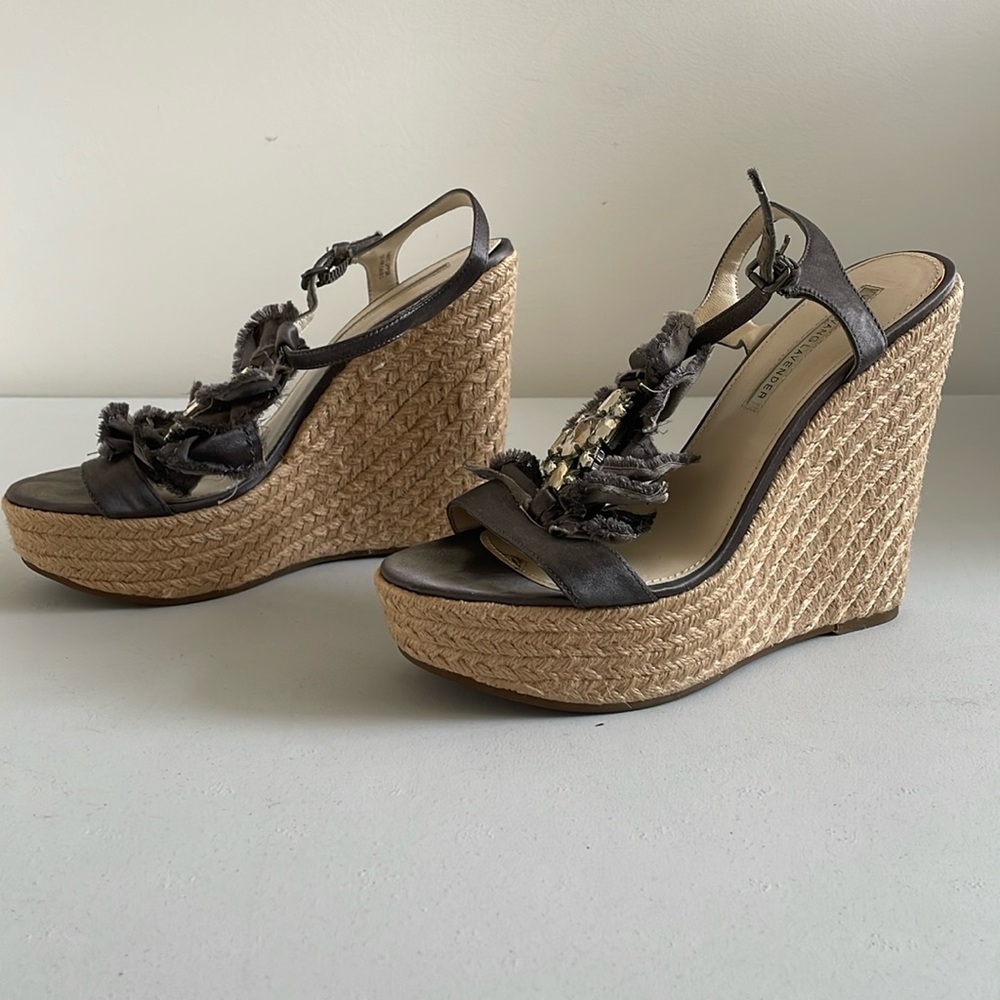 Vera Wang Lavender Label Black Espadrilles